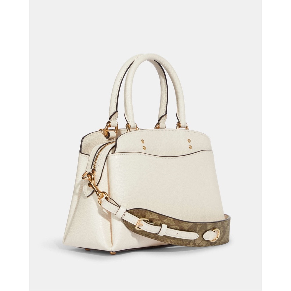 COACH Mini Lillie Carryall (Chalk) - Picture 3 of 16